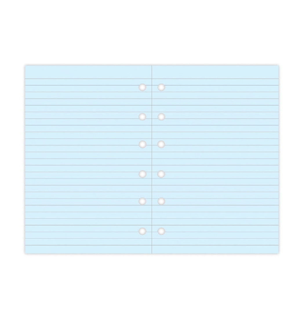 Blue Ruled Notepaper Pocket Refill 213001 Filofax