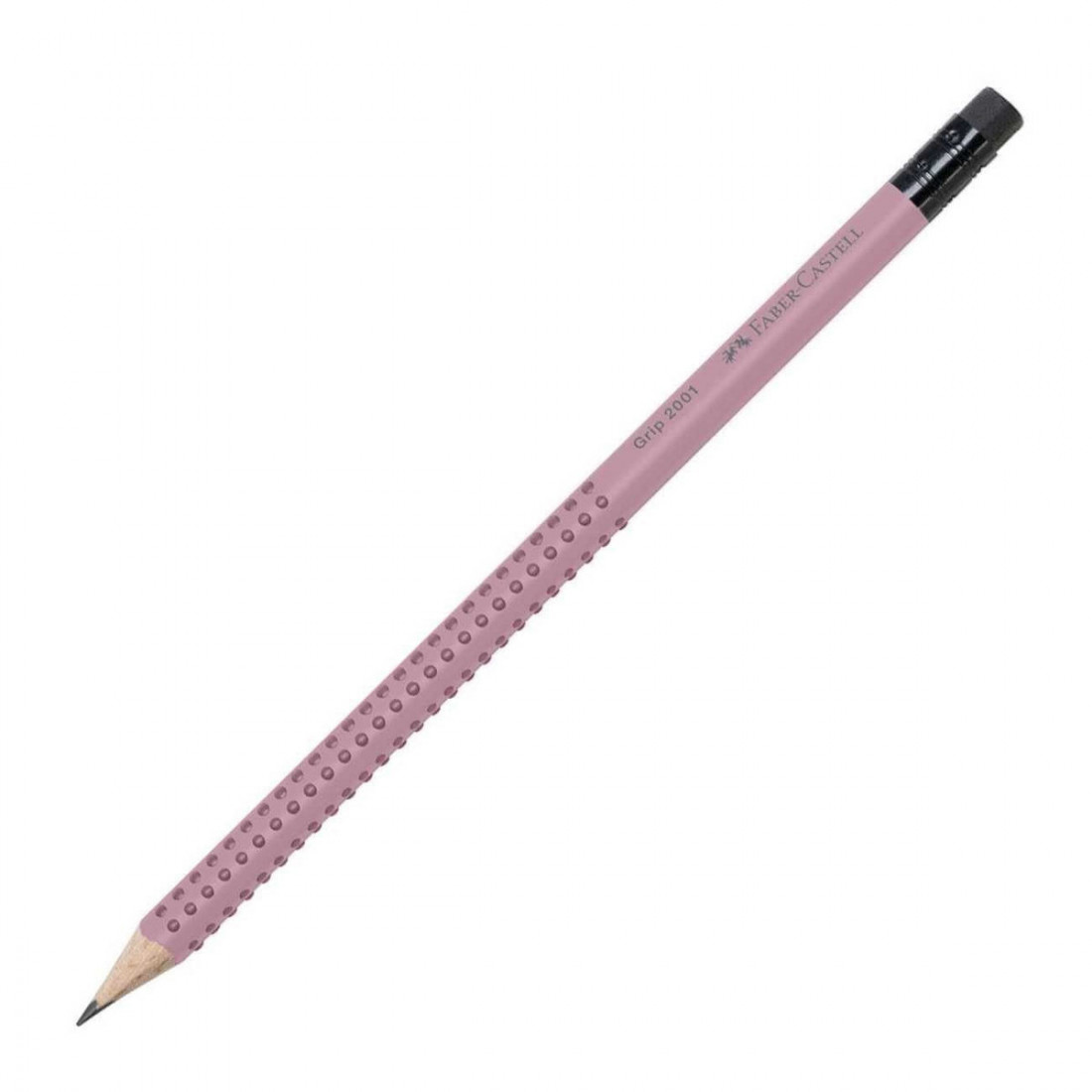 Μολύβι με Γόμα Grip 2001 Rose Shadow 217237  Faber-Castell
