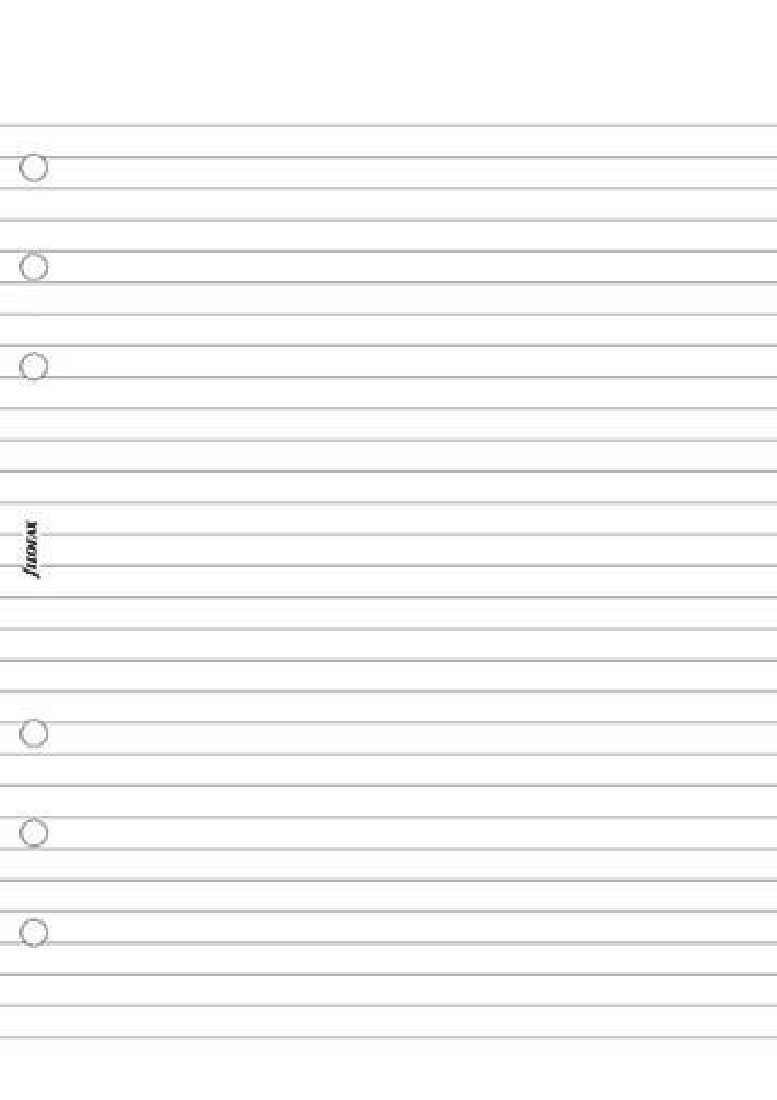 Refill A5 White Ruled Notepad 342210 Filofax