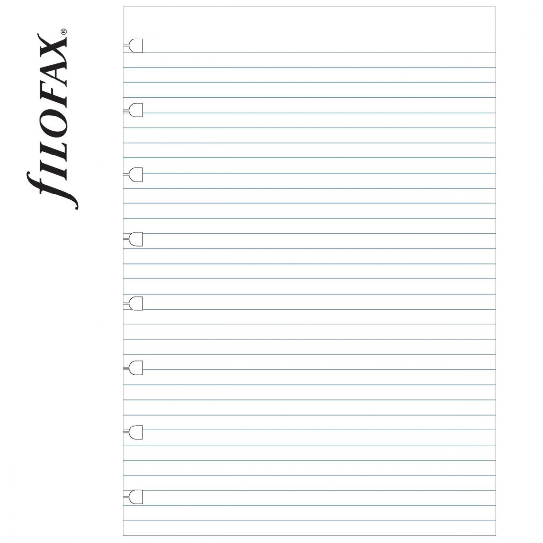 Filofax refill notebook A5 ivoire ruled 152008.