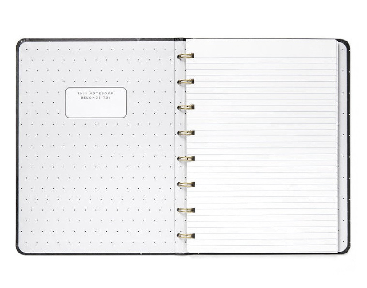 Filofax Notebook Refillable Ruled A4 Moonlight Black 179538