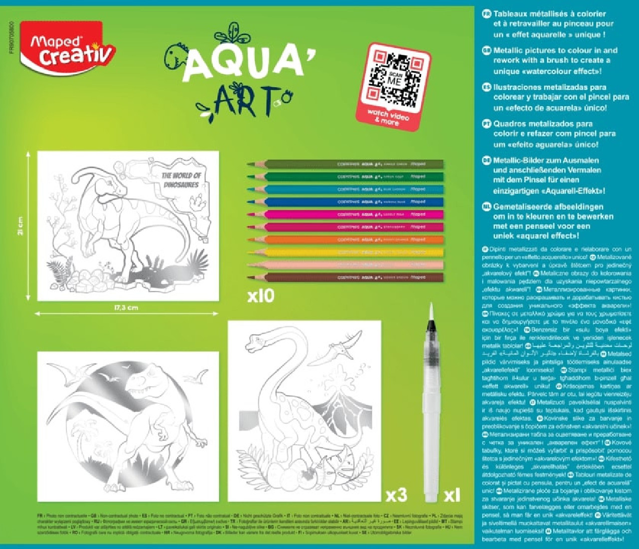 Creative Aqua Art Ζωγραφική Δεινόσαυρος 907058 Maped