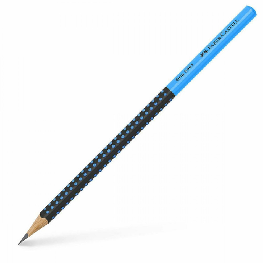 Μολύβι ΗΒ Grip 2001 Δίχρωμο Μαύρο-Μπλε 517020 Faber-Castell