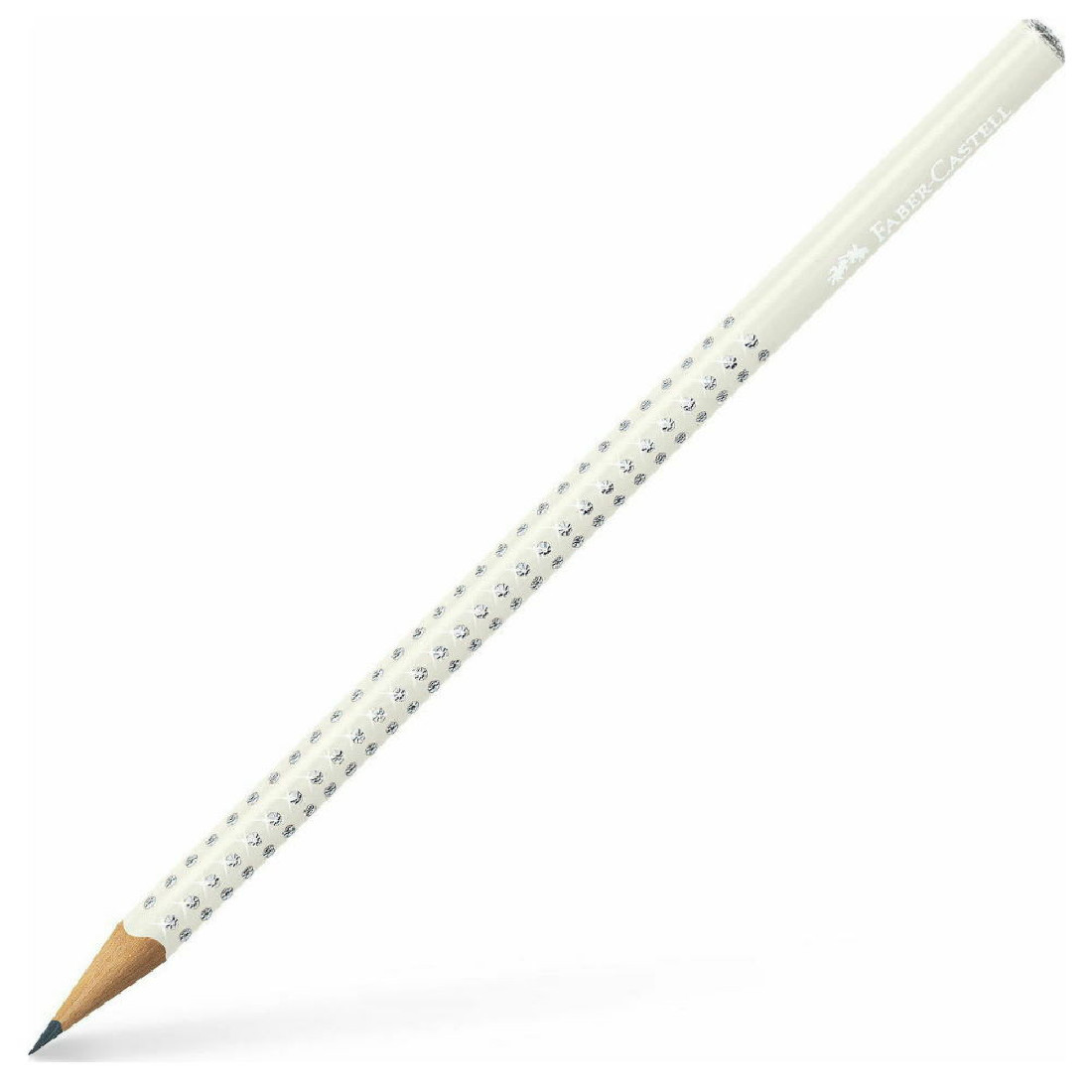 Μολύβι grip sparkle white 118236 Faber Castell