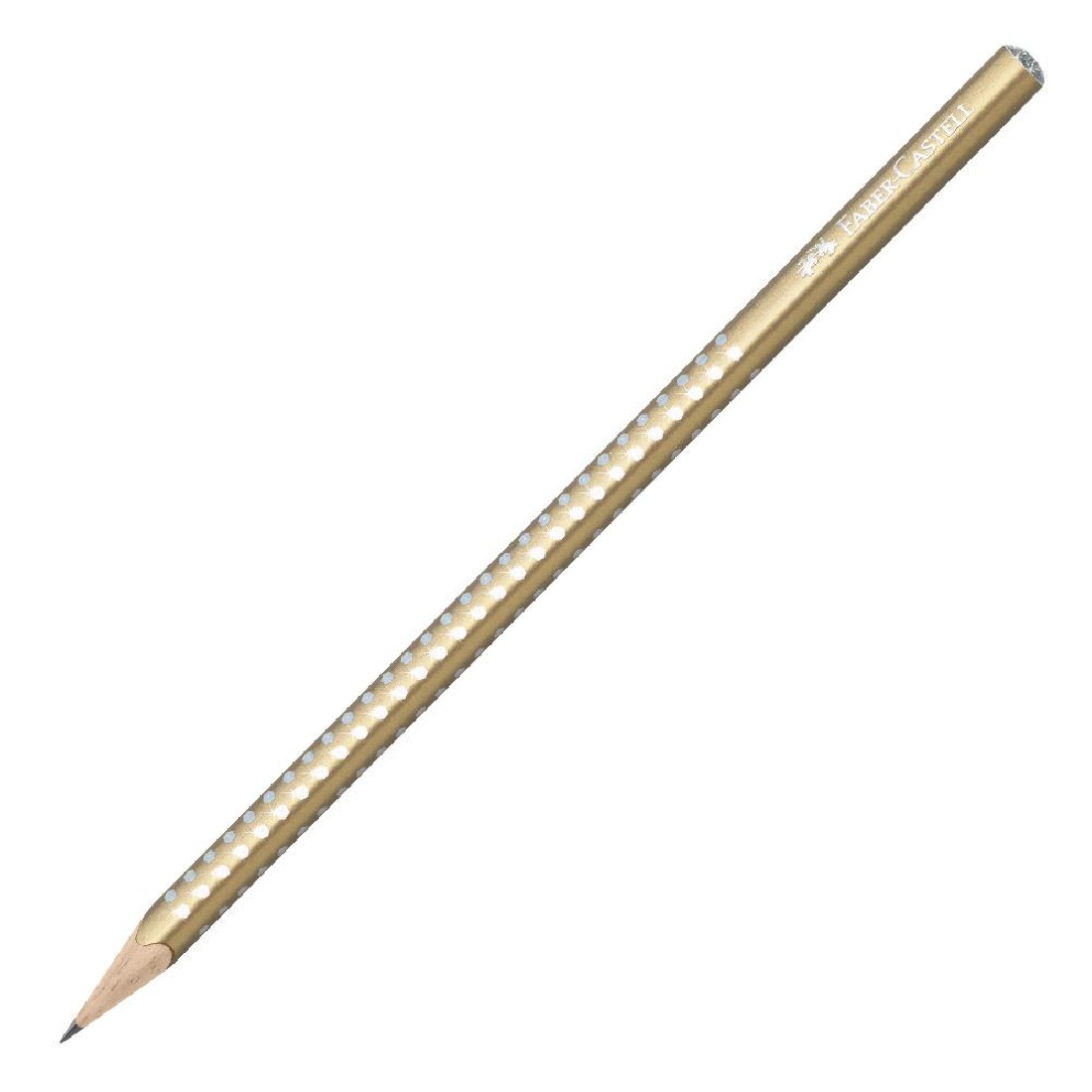 Μολύβι grip sparkle gold 118236 Faber Castell