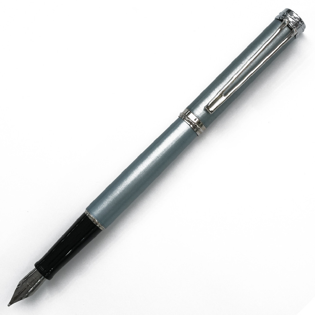 Waterman Harmonie laquer light blue ct fountain pen with free converter and Florida 30Mml  blue ink