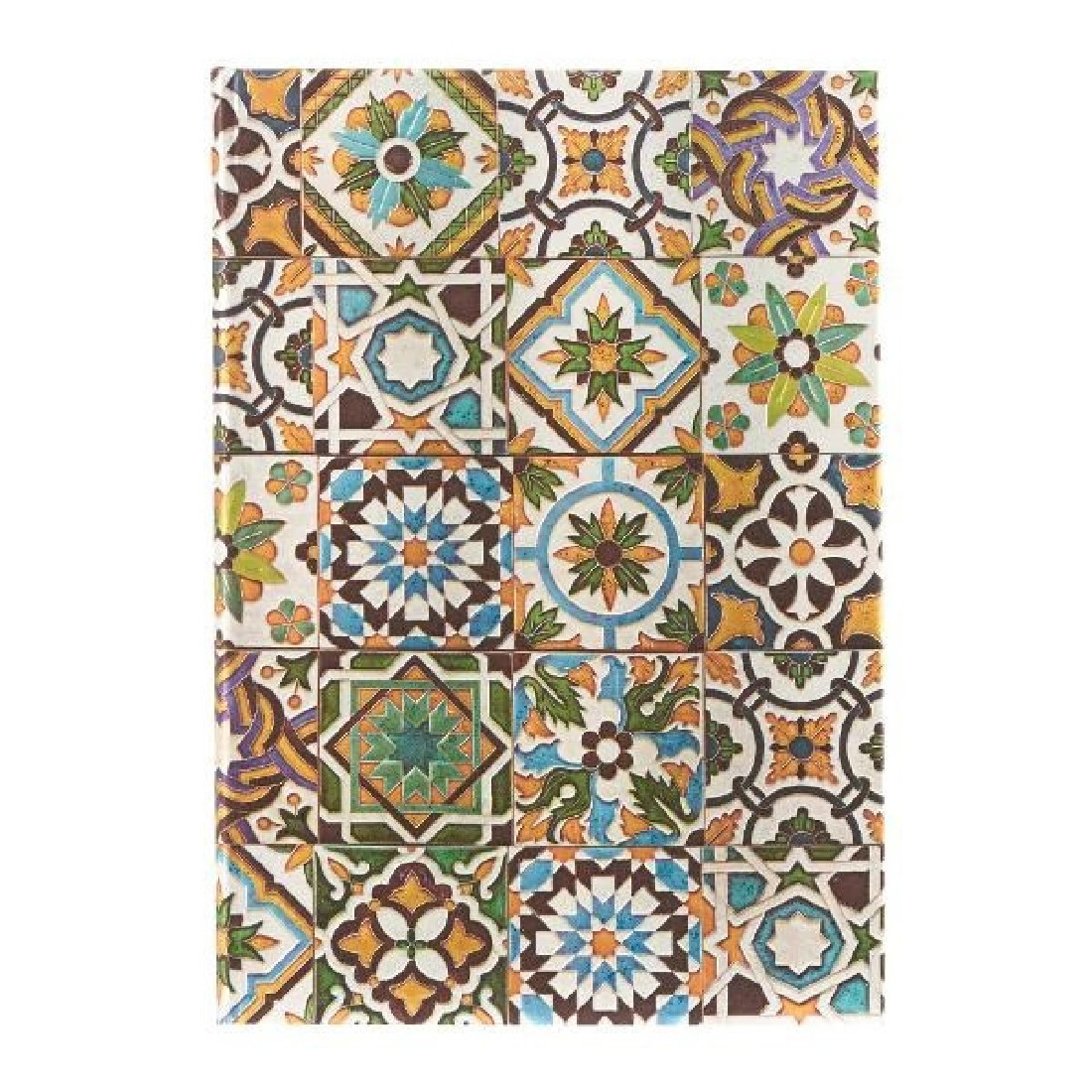 Paperblanks notebook midi 12x18cm, hard cover, elastic closure, lined, 144 pages, 120gsm, Portuguese Files, Porto, 95996