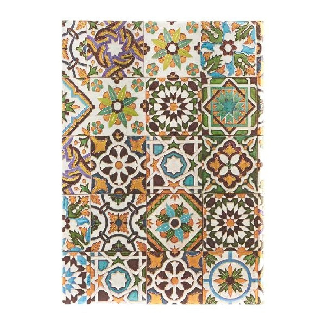 Paperblanks notebook midi 12x18cm, hard cover, elastic closure, lined, 144 pages, 120gsm, Portuguese Files, Porto, 95996