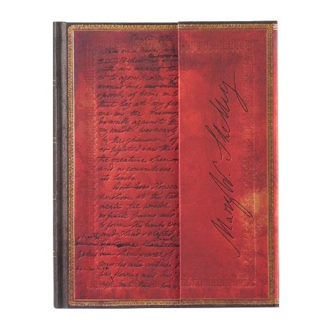 Paperblanks notebook ultra 17,5 x23cm, hard cover, magnetic wrap closure, lined, 144 pages, 120g, Mary Shelley, Frankenstein 95958