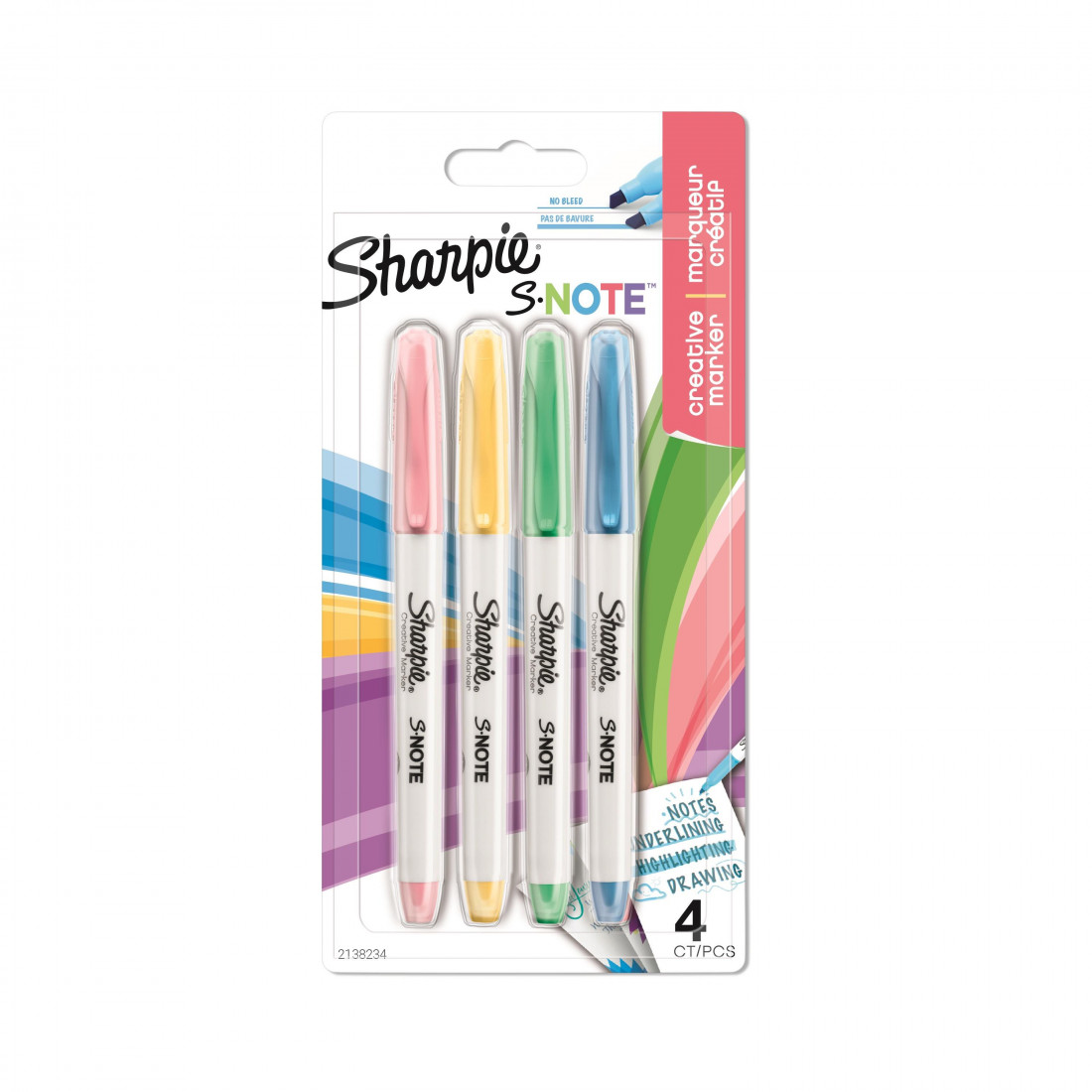 Sharpie S.NOTE creative markers 4 pcs