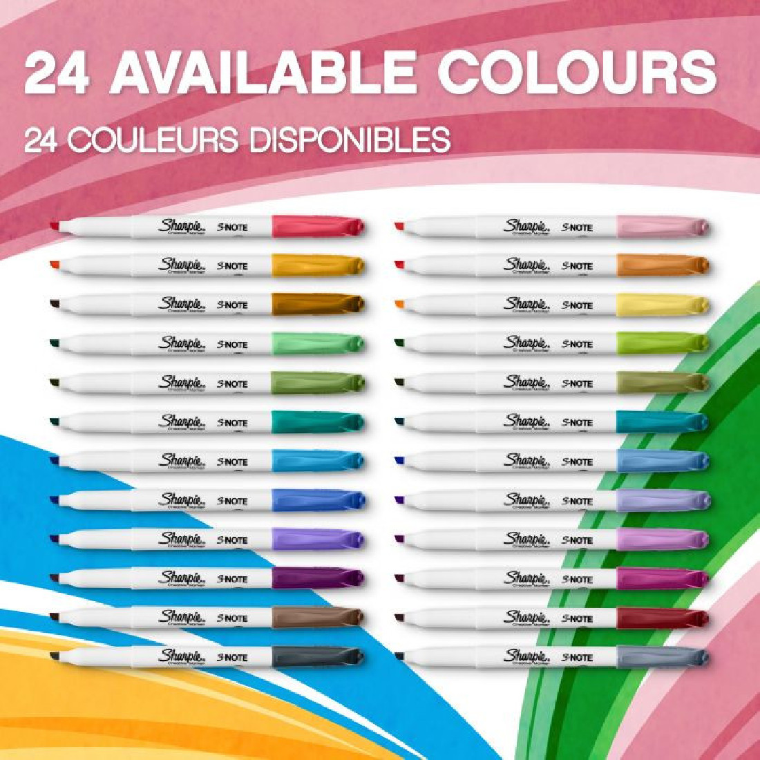 S.Note Creative Markers 24 pcs 2152196 Sharpie