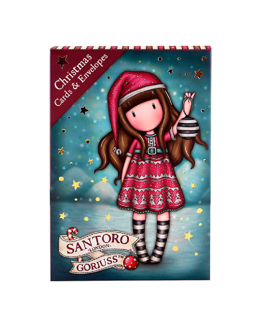 Χριστουγεννιάτικες Κάρτες (Σετ των 8) Tis The Season 1195GJ02 Santoro Gorjuss