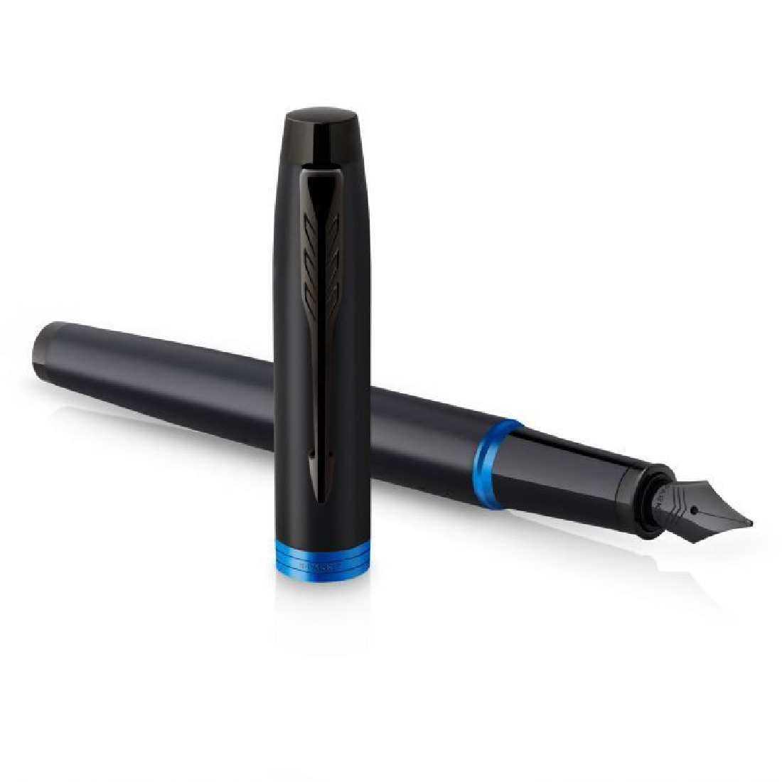Parker IM Vibrant Rings marine blue Set Fountain pen and Notebook