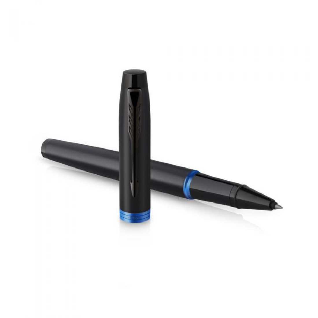 Parker IM Vibrant Rings marine blue Set Rollerball and Notebook
