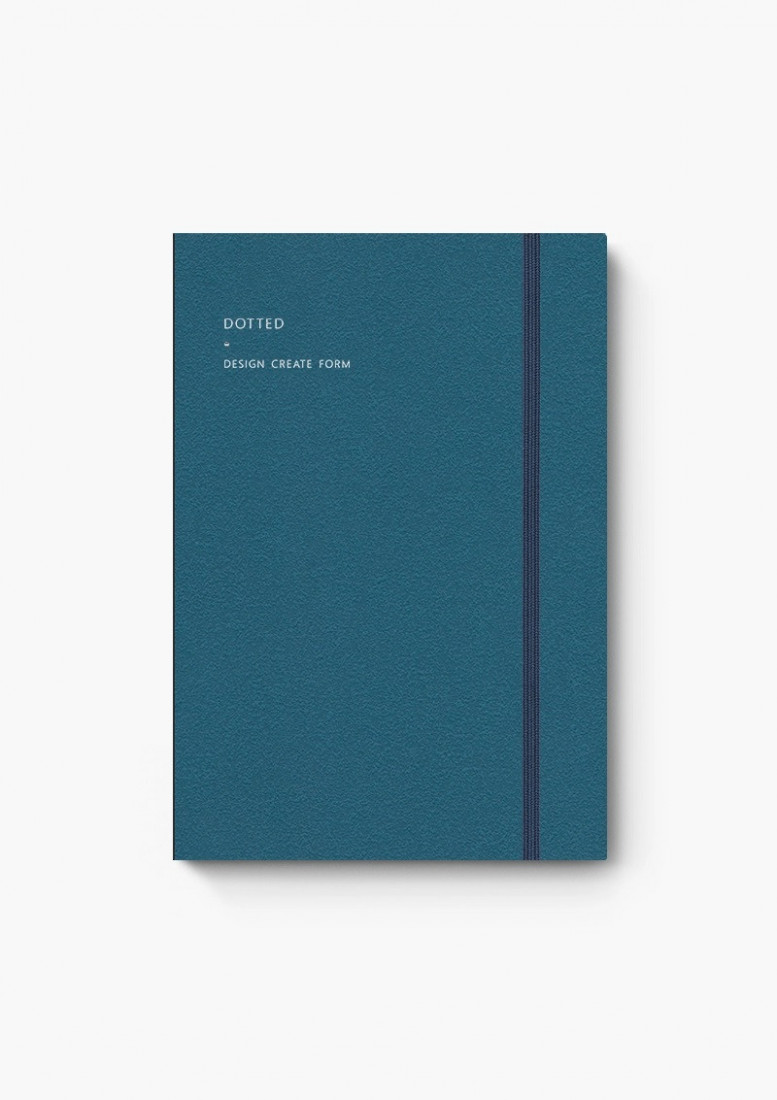 Adbook Dotted notebook A5 14x21 indigo blue dot