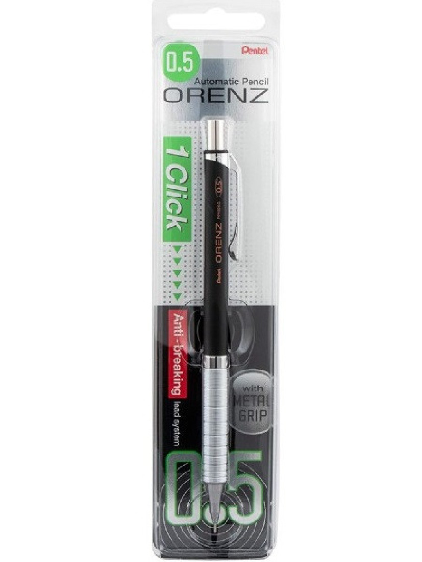 Pentel Orenz 0.5mm Black mechanical pencil