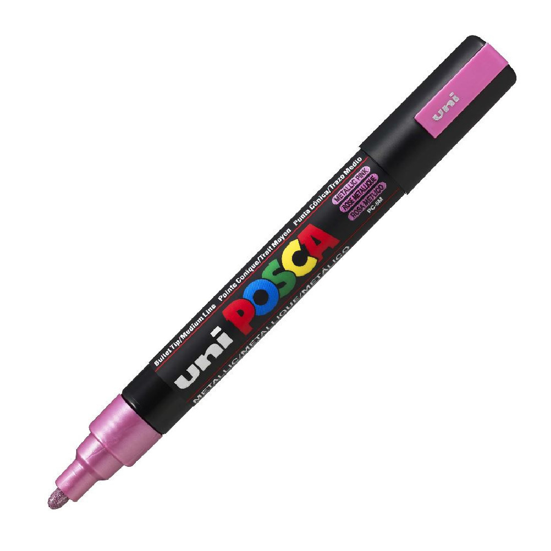 Μαρκαδόρος Posca PC-5M Metallic Pink Uni