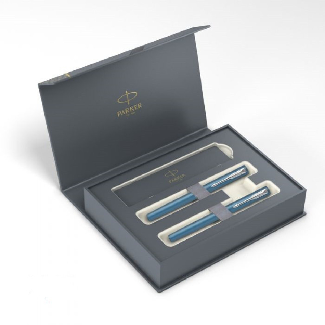 Parker Vector XL Teal Blue CT Set Fountain Pen and Rollerball