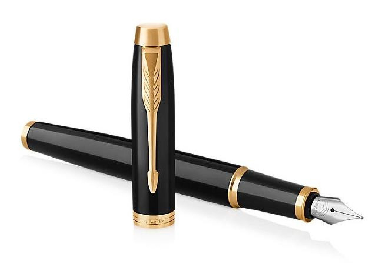 Parker IM Core Black GT Set Fountain pen and Notebook