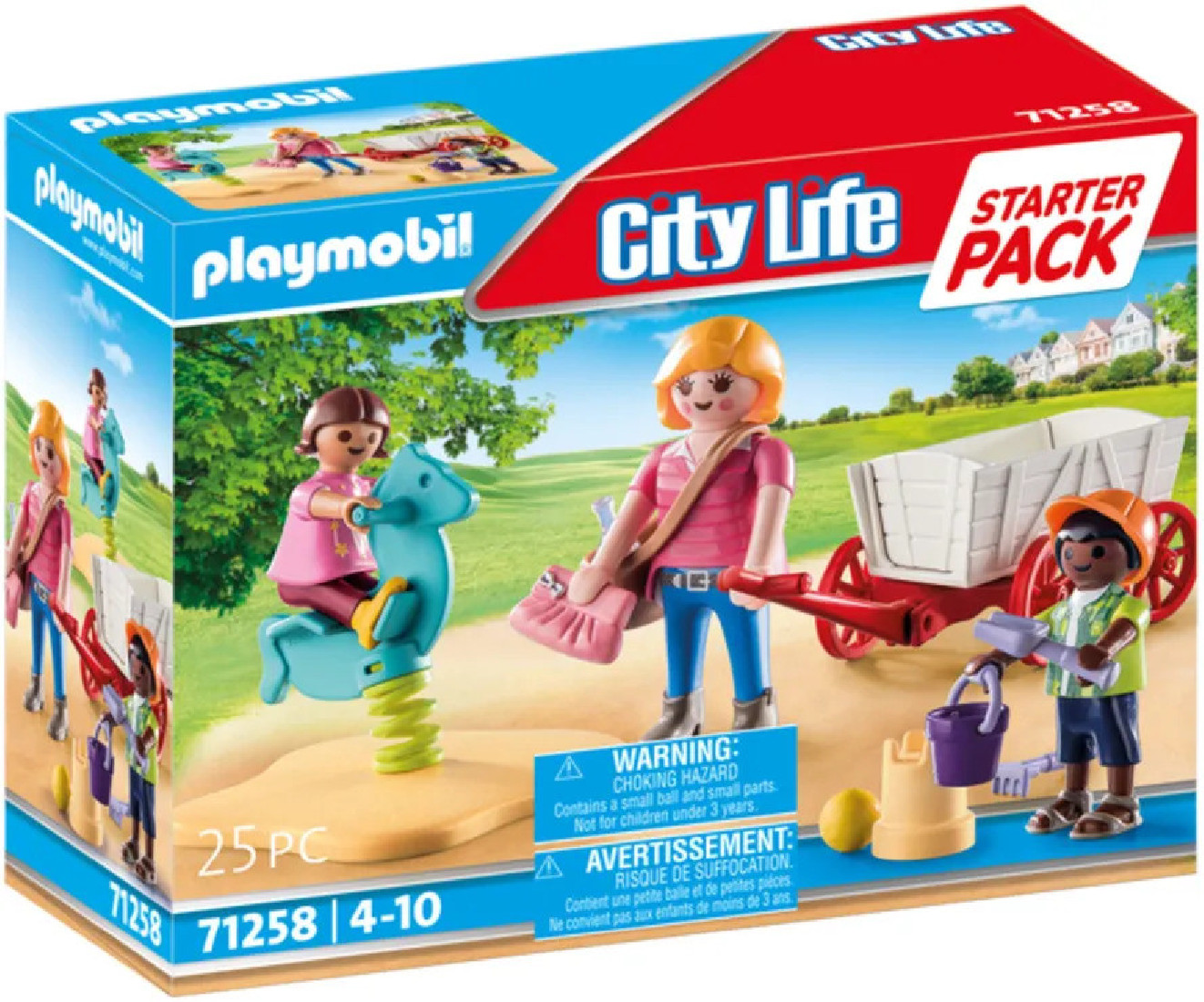City Life Starter Pack Νηπιαγωγός με παιδάκια και καροτσάκι 71258 Playmobil