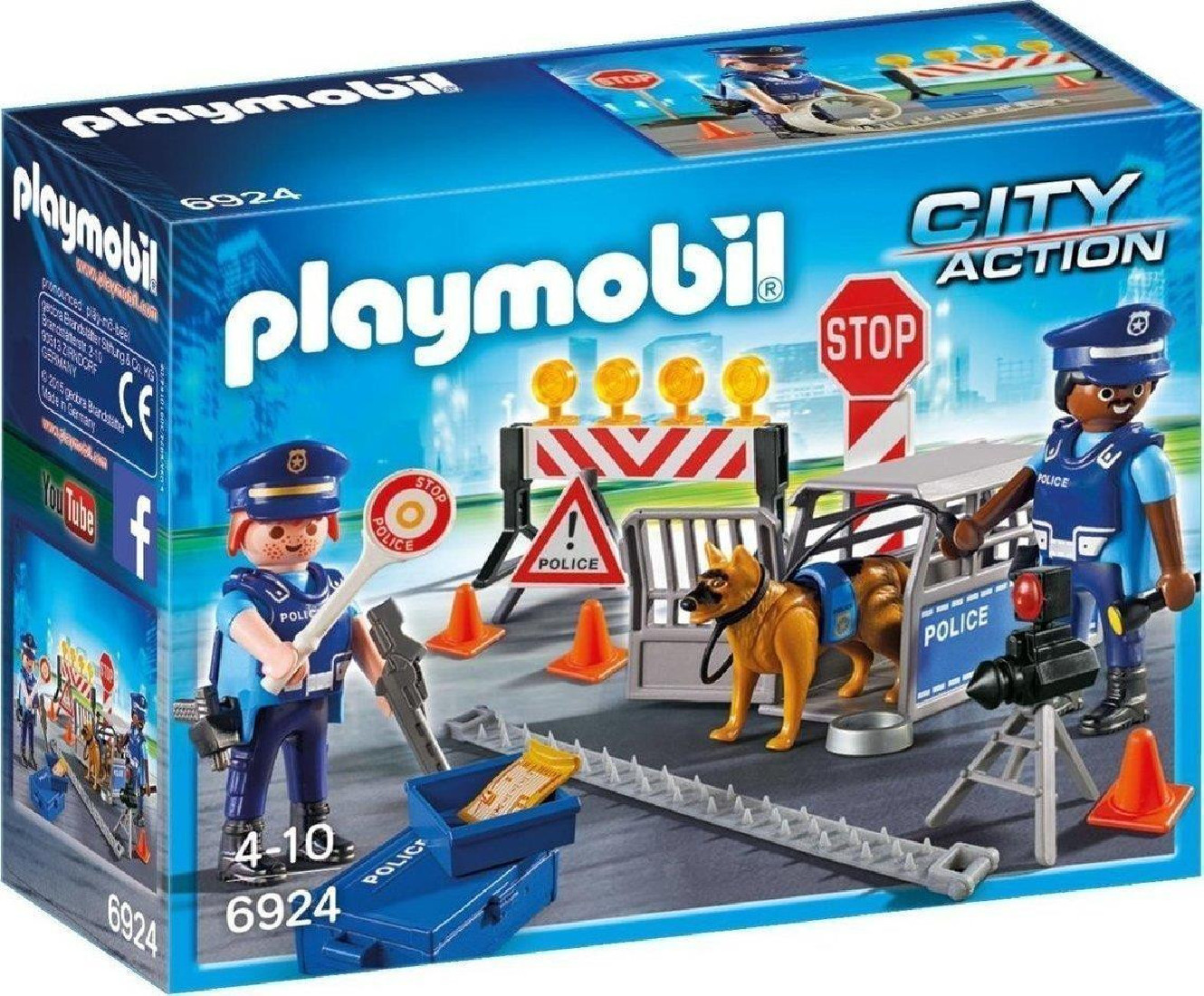 City Action Οδόφραγμα Αστυνομίας 6924 Playmobil