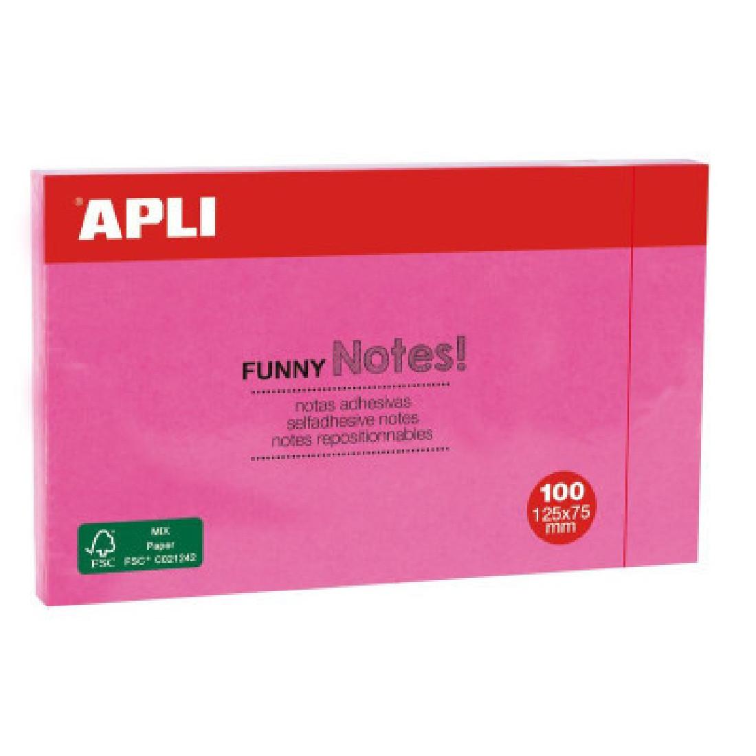 Χαρτάκια Σημειώσεων Αυτοκόλλητα Funny! Pink Neon 15003 Apli
