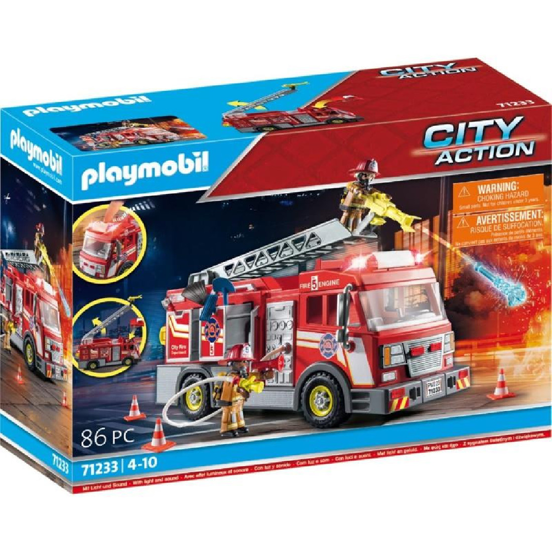 City Action Όχημα Πυροσβεστικής 71233 Playmobil