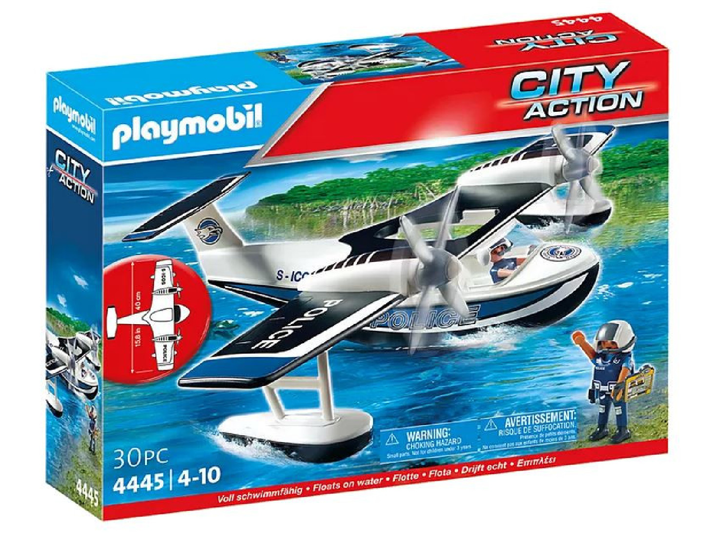 City Action Αστυνομικό υδροπλάνο 4445 Playmobil