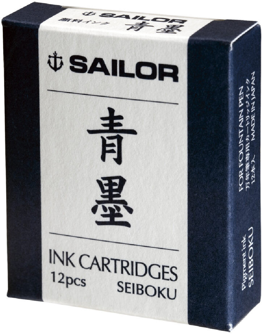 Sailor blue Ink Cartridge For Fountain Pens Sei-boku 13-0604-142