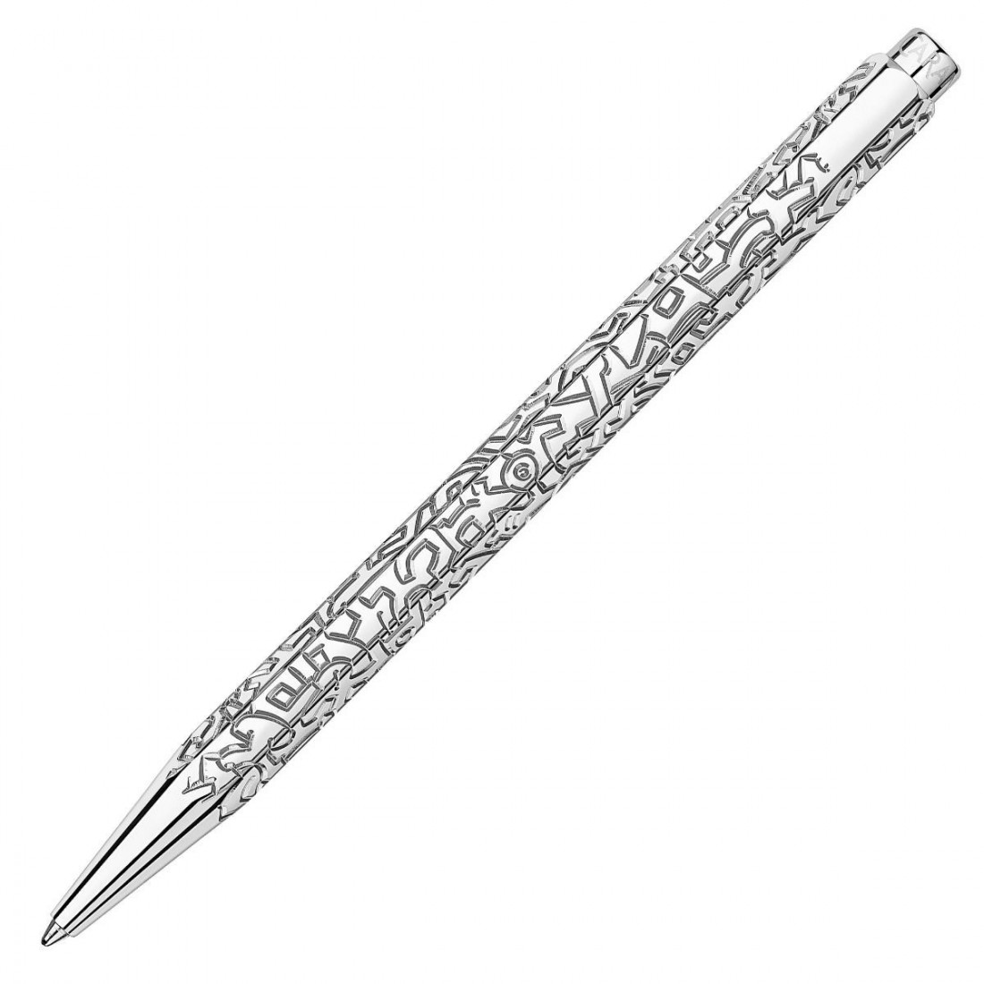 Caran DAche Keith Harring Ecridor Ballpoint Pen with Leather Pen Pouch Special Edition 0890.023