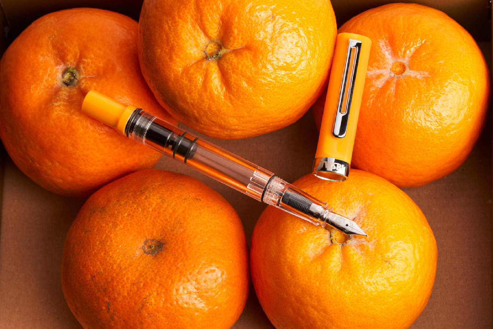 TWSBI ECO-T SAFFRON  PISTON FILLING FOUNTAIN PEN