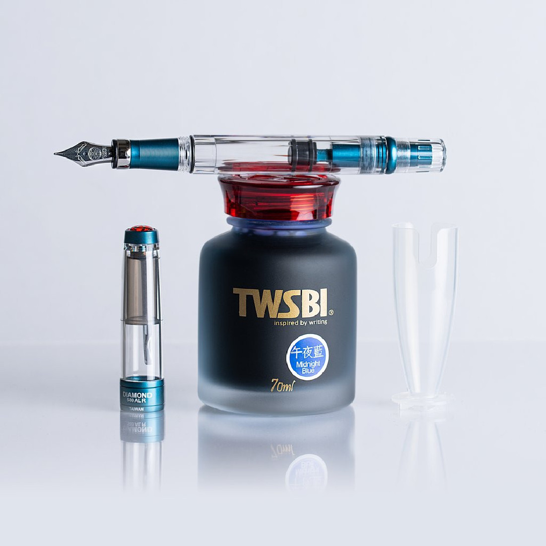 TWSBI Diamond 580AL R Prussian Blue Fountain pen