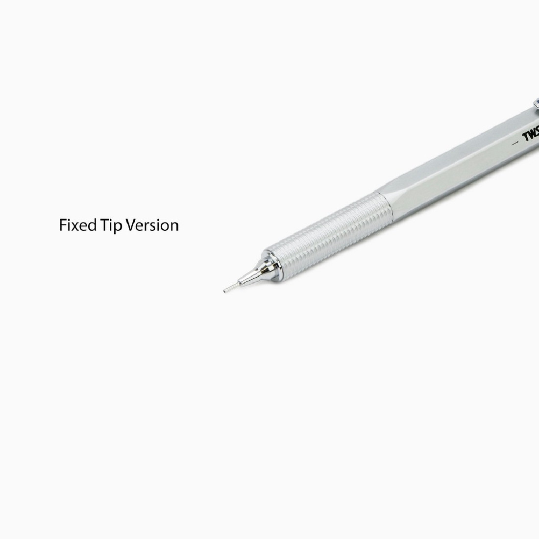 TWSBI Precision Fix Pipe Pencil Matt Silver