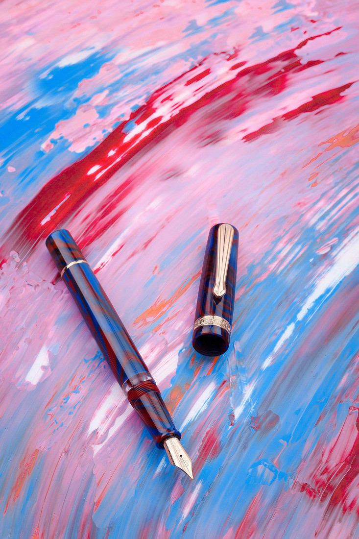 Nahvalur Schuylkill Dragonet Sapphire Fountain Pen