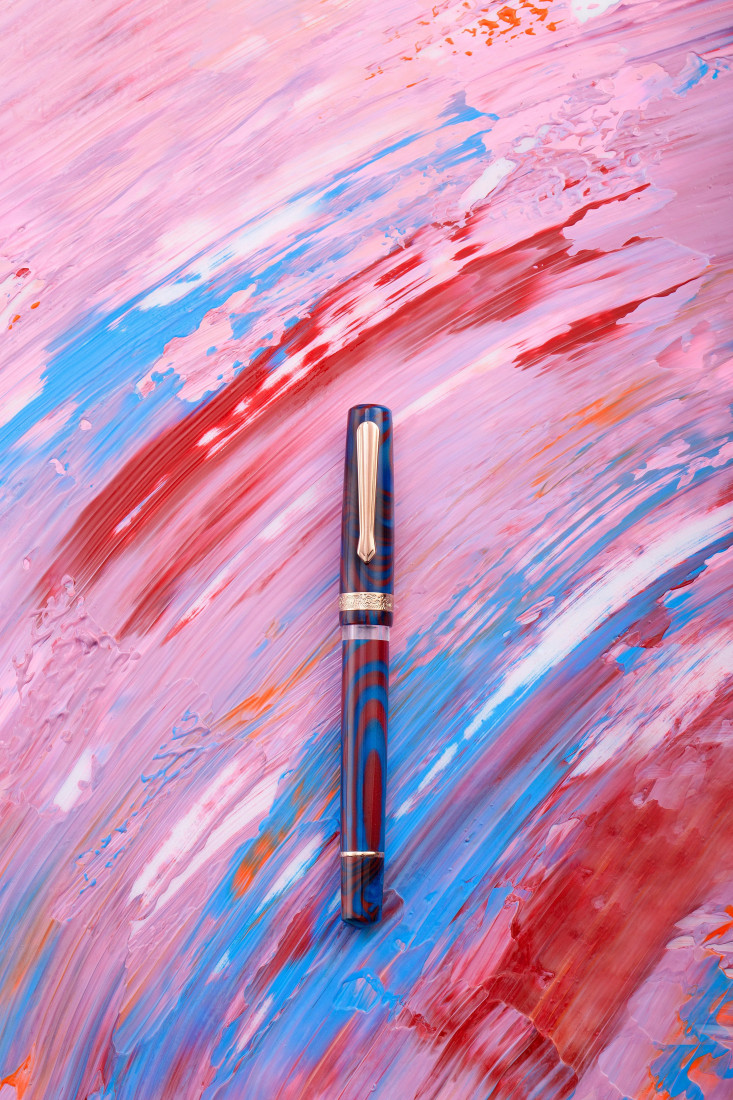 Nahvalur Schuylkill Dragonet Sapphire Fountain Pen