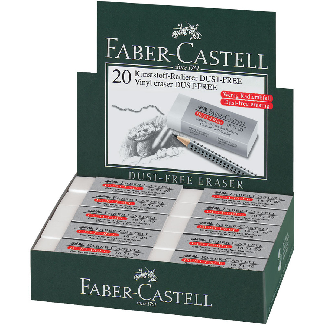 Γόμα Dust Free Ν187120 Faber Castell
