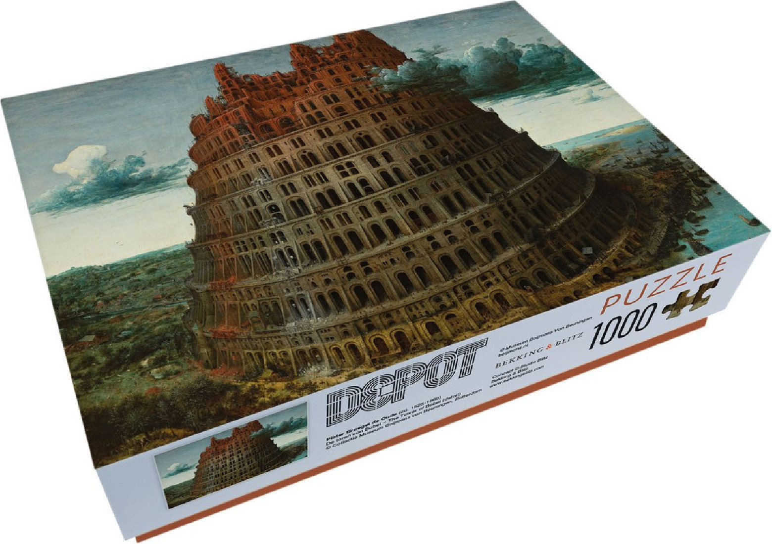 Puzzle 1000τμχ. The Tower of Babel (Pieter Bruegel de Oude) PZL1198 Bekking & Blitz