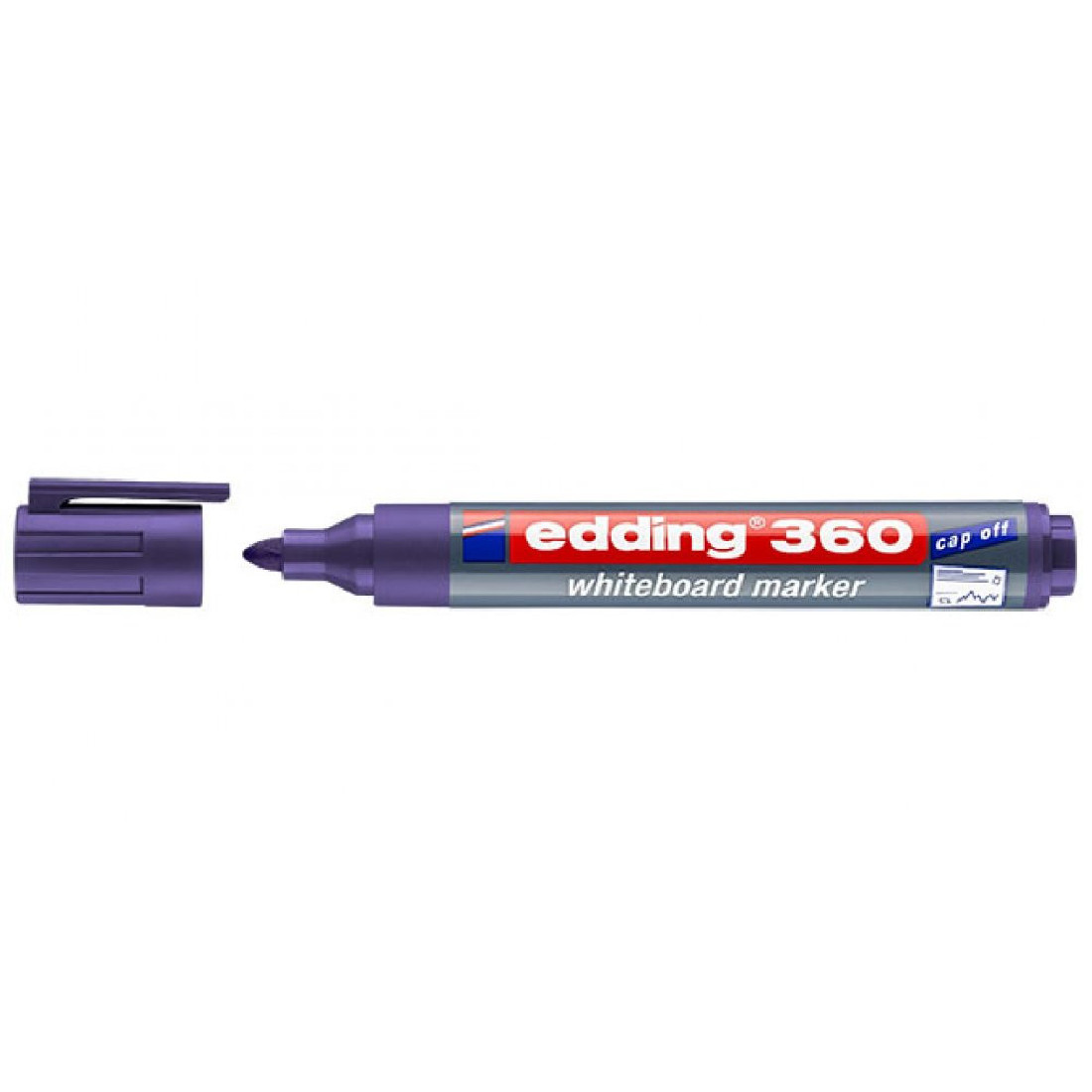 Μαρκαδόρος Λευκού Πίνακα 1.5-3mm. 360/8 Purple Edding