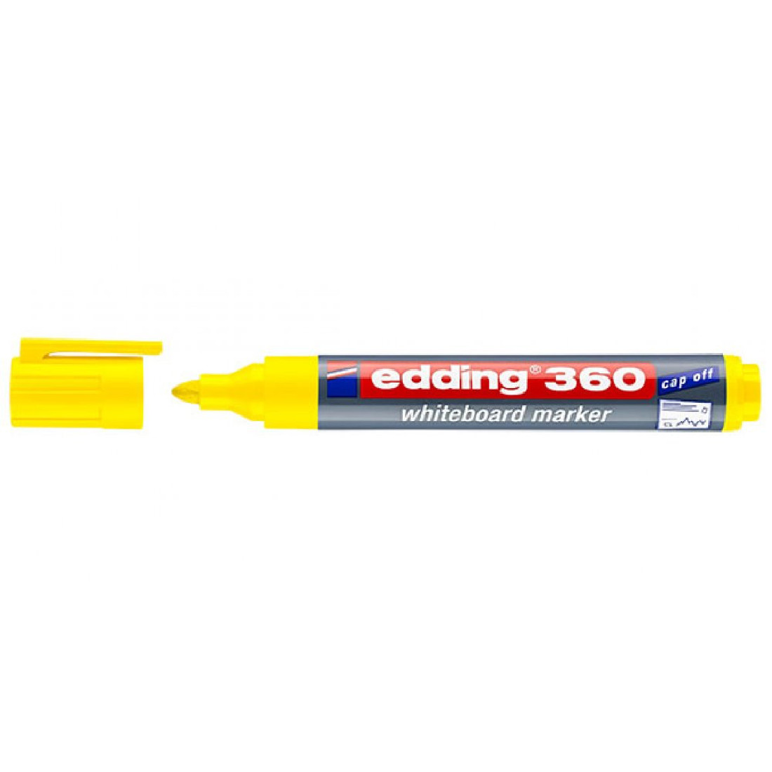 Μαρκαδόρος Λευκού Πίνακα 1.5-3mm. 360/5 Yellow Edding