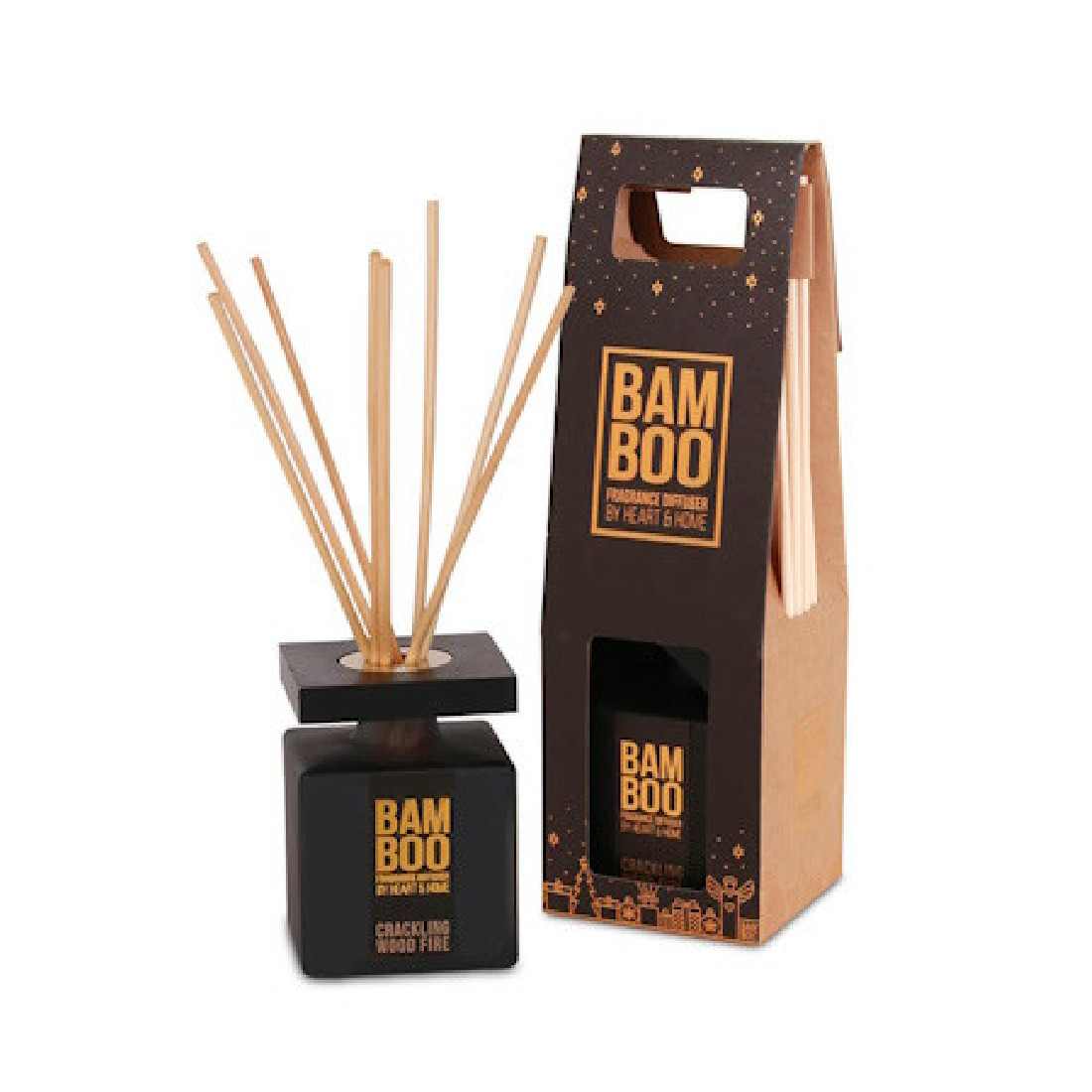 Διαχύτης Bamboo 70ml Ο ήχος του ξύλου που καίγεται 27682W0508 Heart & Home