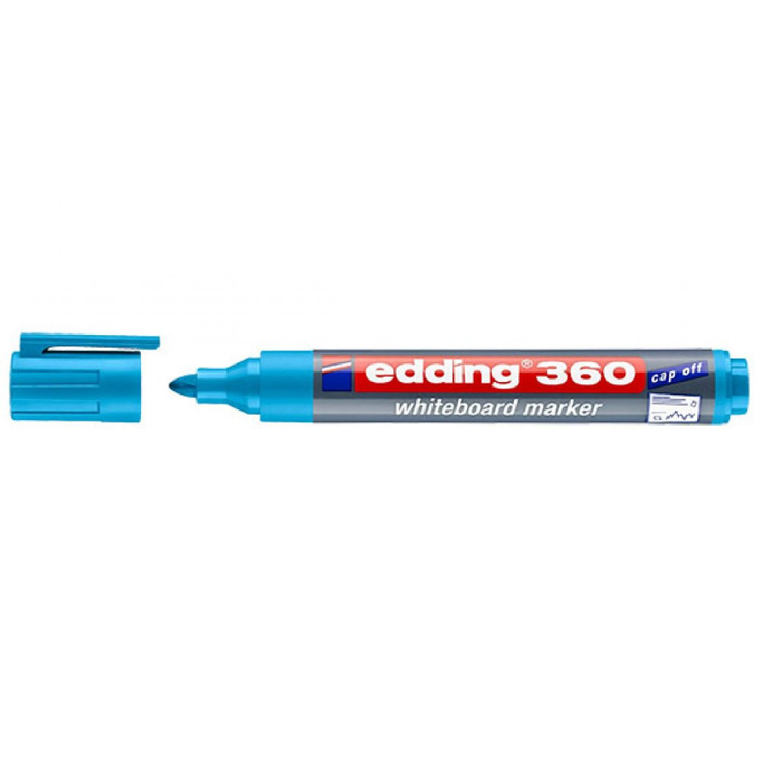 Μαρκαδόρος Λευκού Πίνακα 1.5-3mm. Light Blue 360/10 Edding