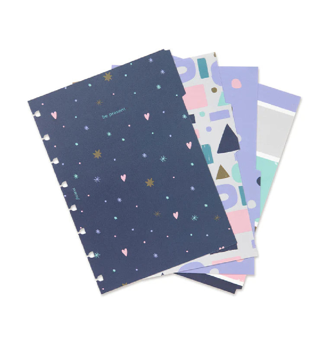 Dividers Notebook A5 (set of 4) Good Vibes 132889 Filofax FX