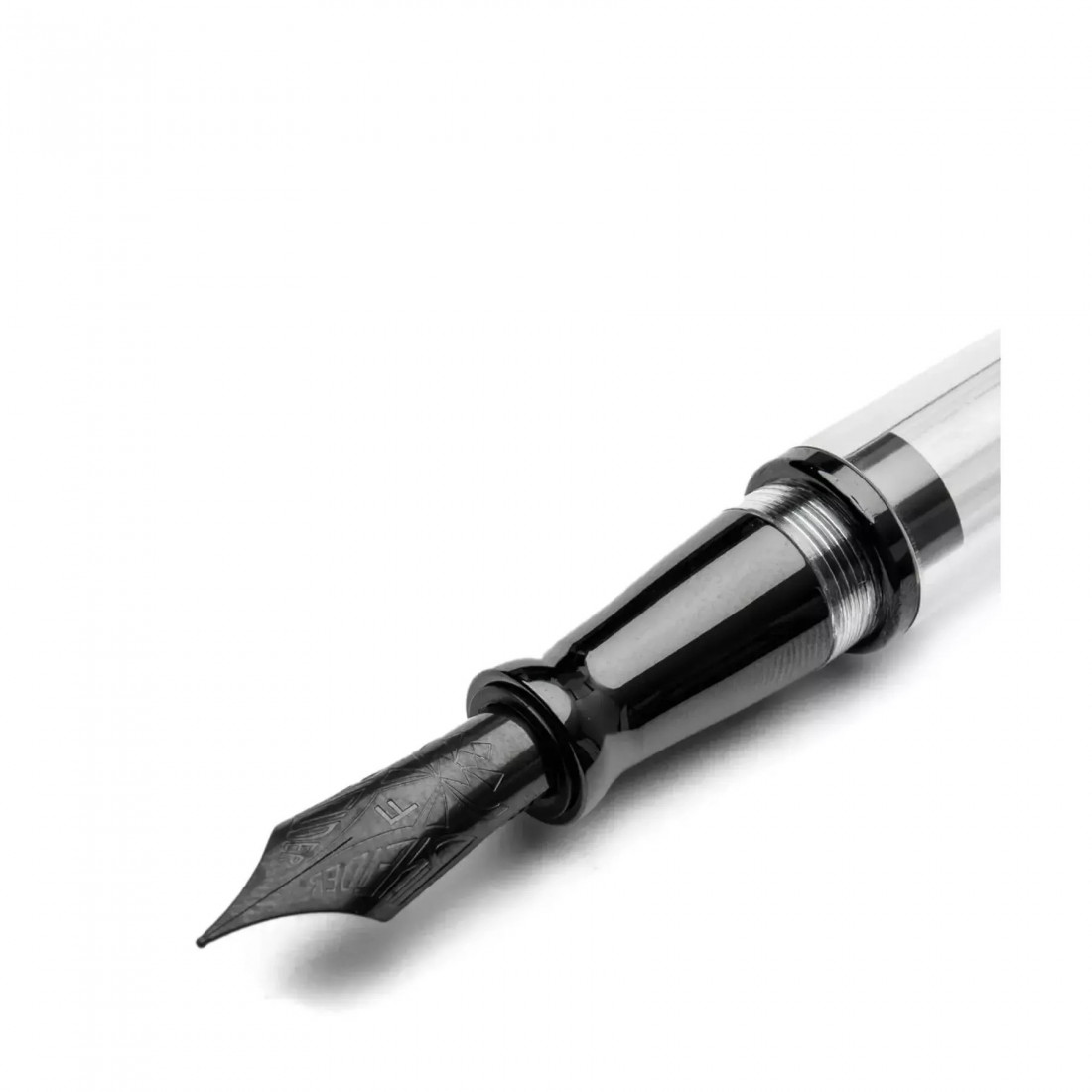 Pineider Avatar Ultraresin Demo Clear with Black Trims Fountain Pen