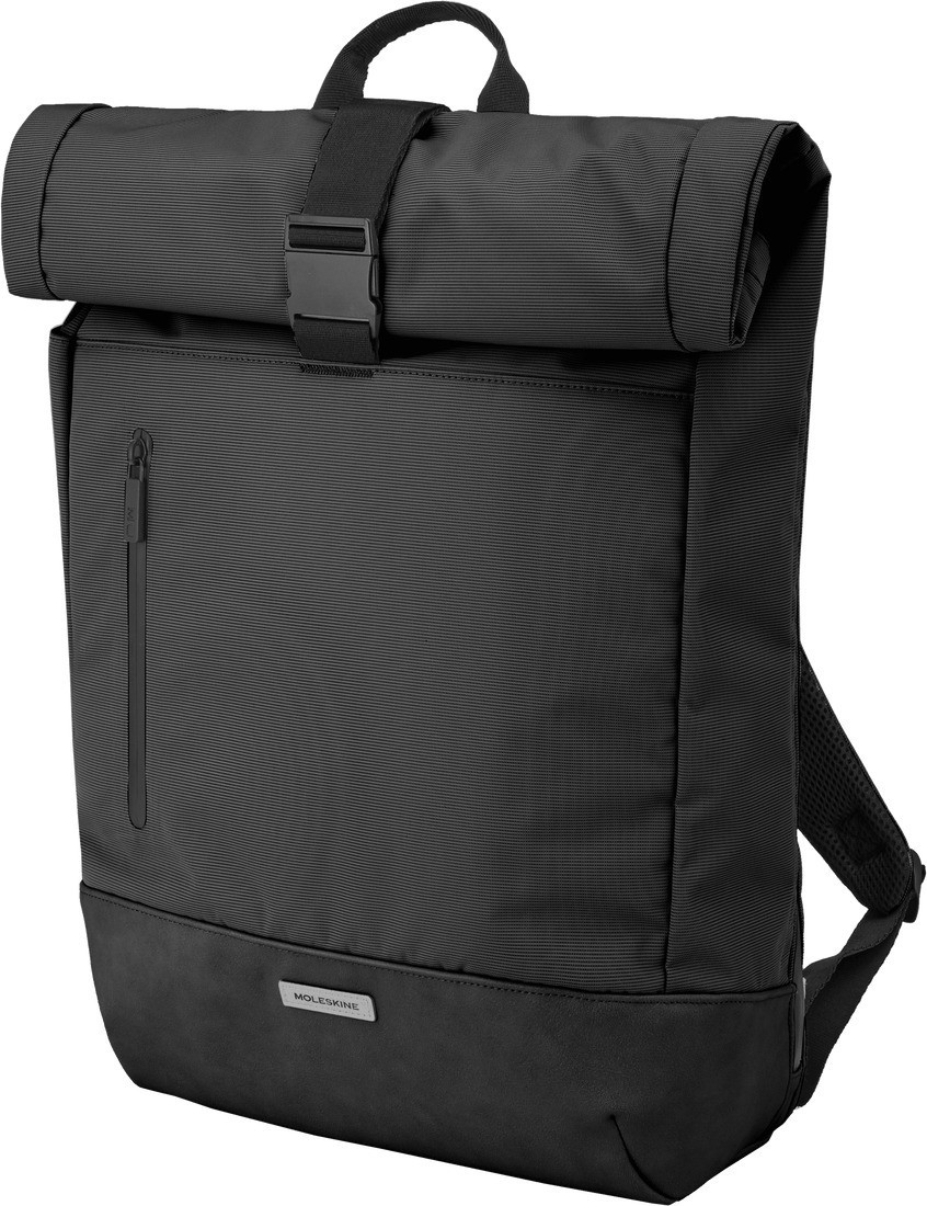 Moleskine Metro Collection, Black,  Rolltop Backpack