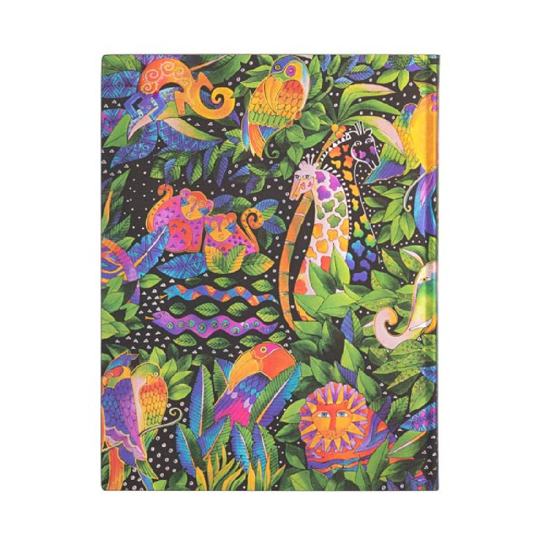 Notebook Flexi Ultra 23x18 Lined Jungle Song Paperblanks