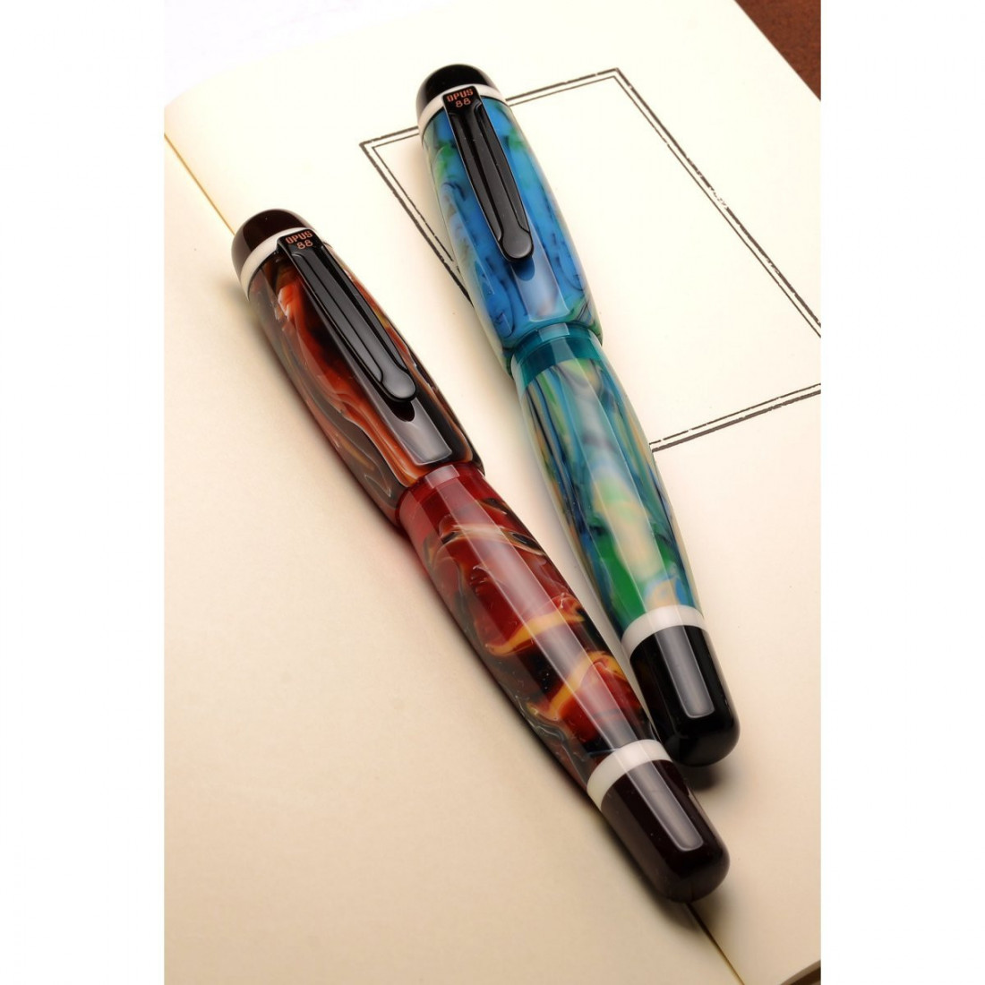 Opus 88 Bela Blue Fountain Pen