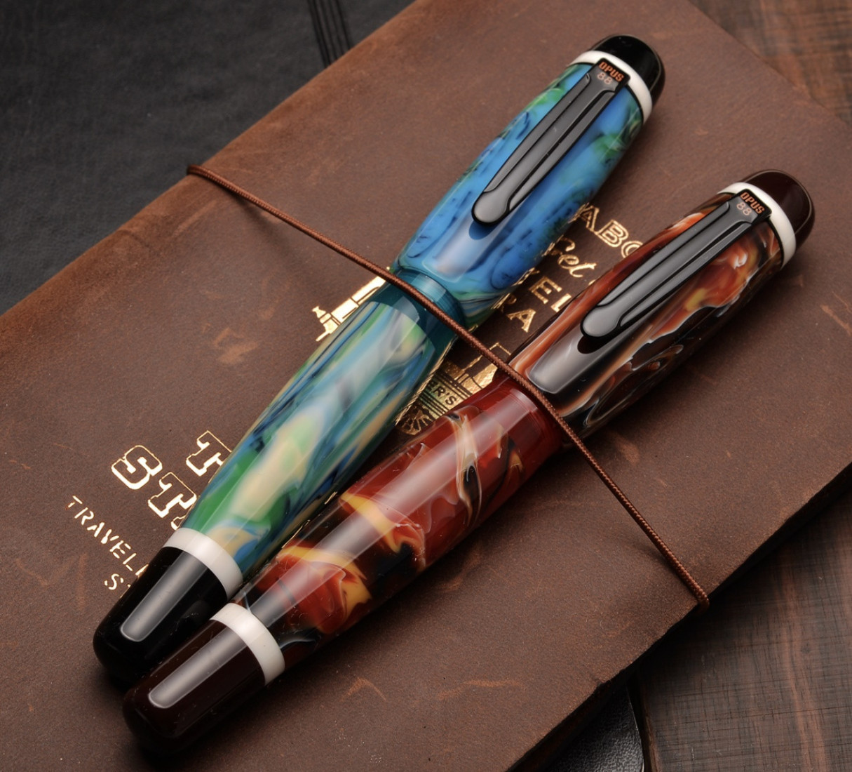 Opus 88 Bela Blue Fountain Pen