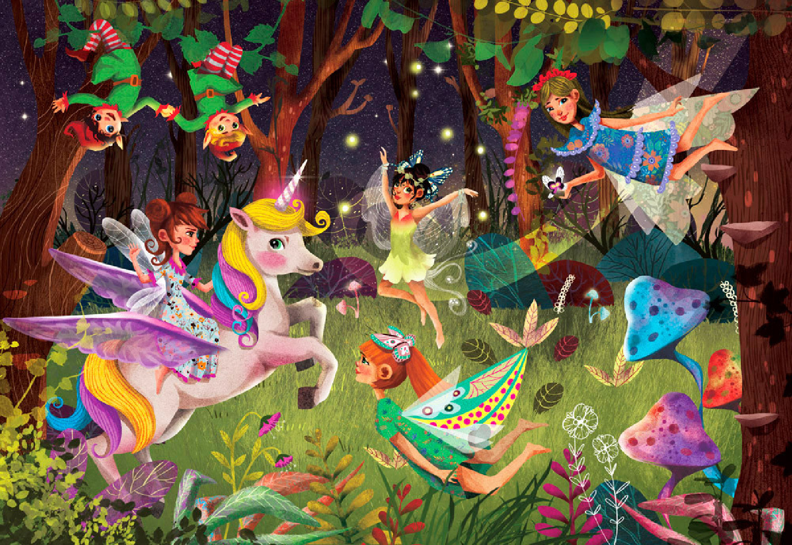 Puzzle (2 x 70τμχ.) Νεράϊδες του δάσους  ΕΛΛΗΝΟΕΚΔΟΤΙΚΗ