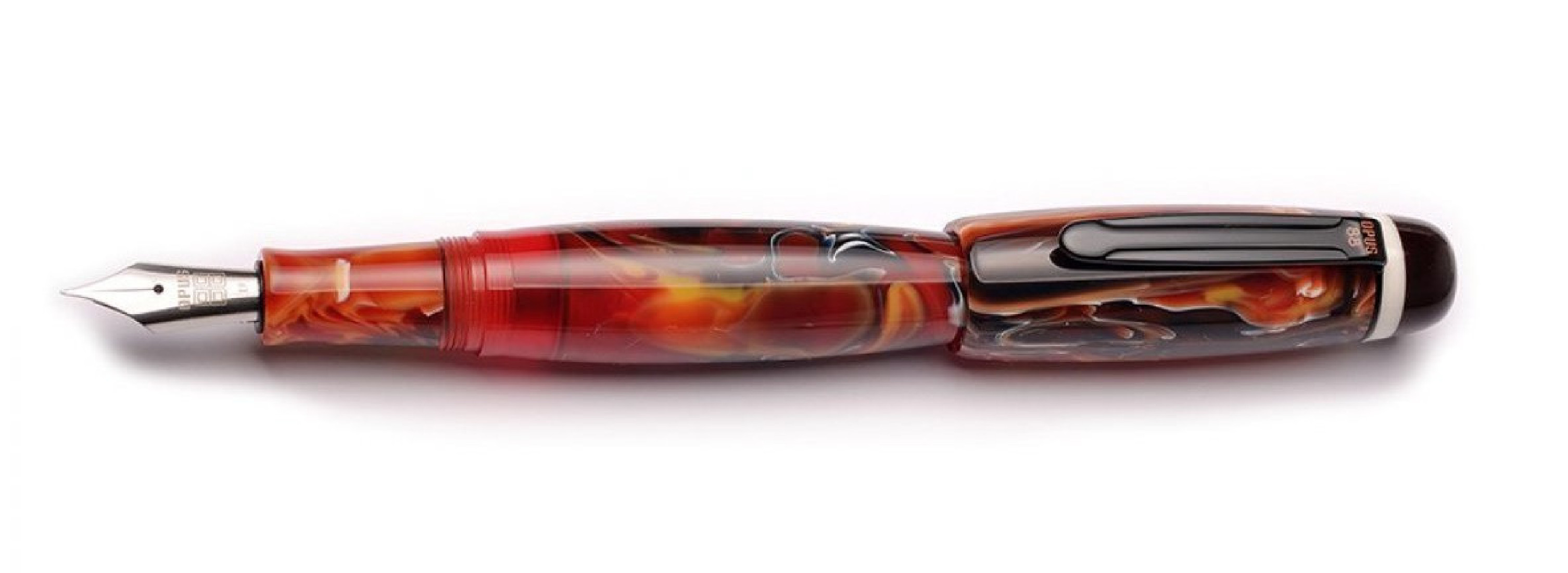 Opus 88 Bela Red Fountain Pen