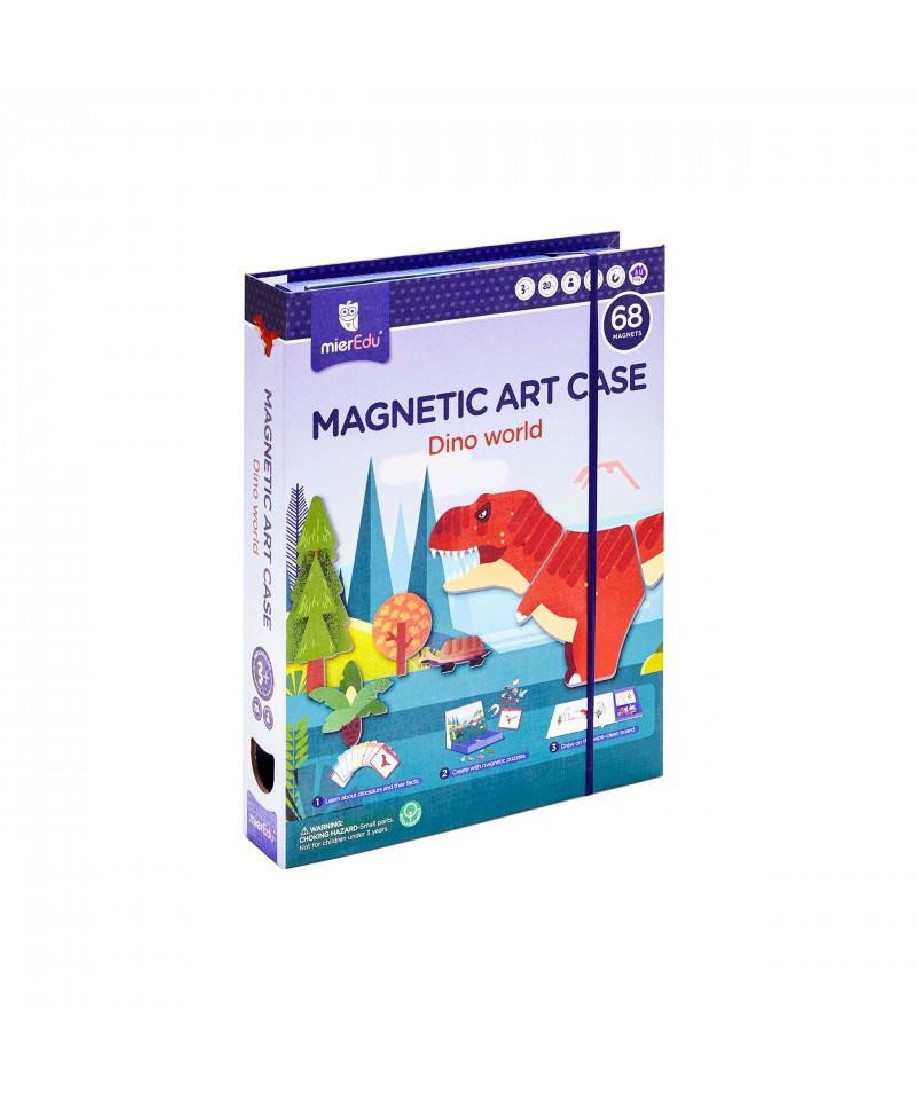 Μαγνητικό εκπαιδευτικό puzzle Dino World 00156 Mier Edu